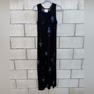 Dressing Clio Black Floral Maxi Dress | size Medium